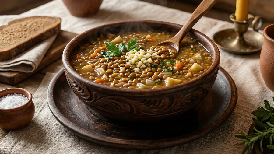Похлебка чечевичная