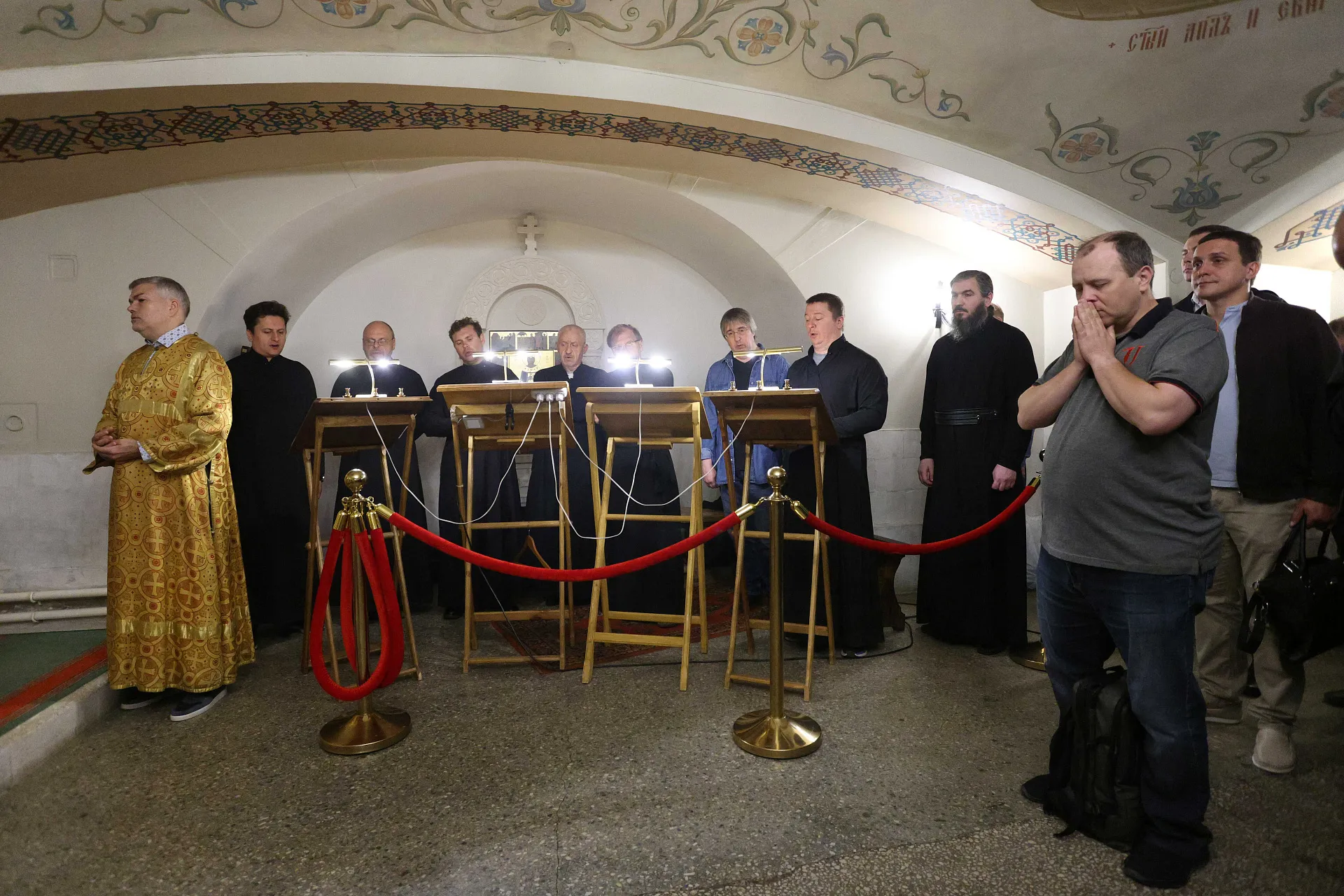 В праздник Рождества Иоанна Предтечи в Даниловой обители совершена торжественная Литургия