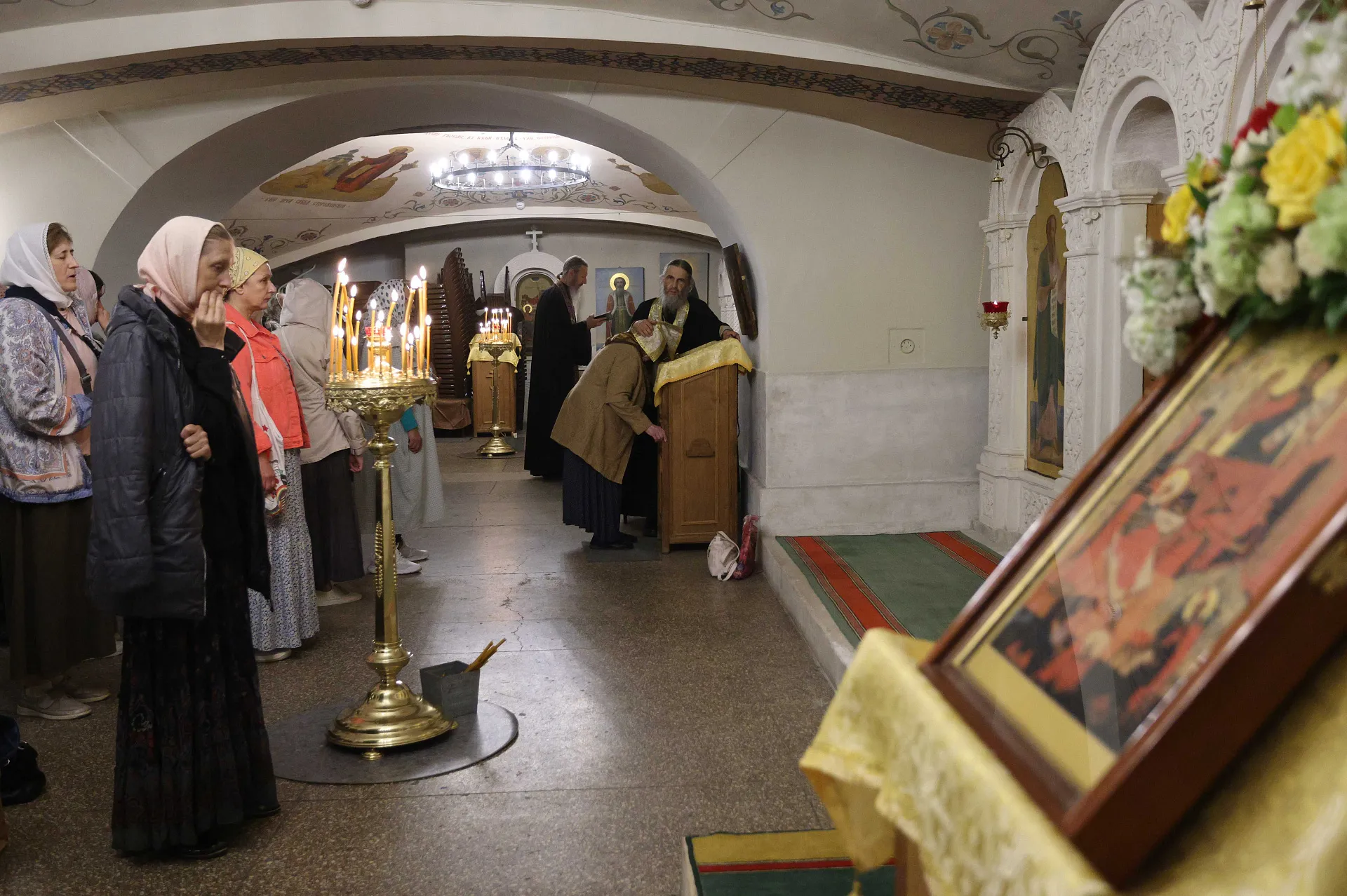 В праздник Рождества Иоанна Предтечи в Даниловой обители совершена торжественная Литургия