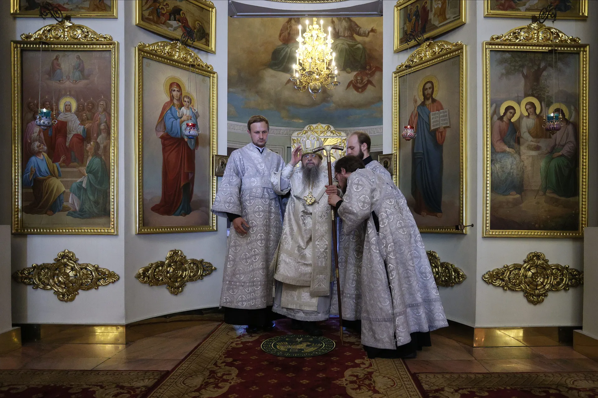Обитель князя Даниила встретила праздник Вознесения Господня