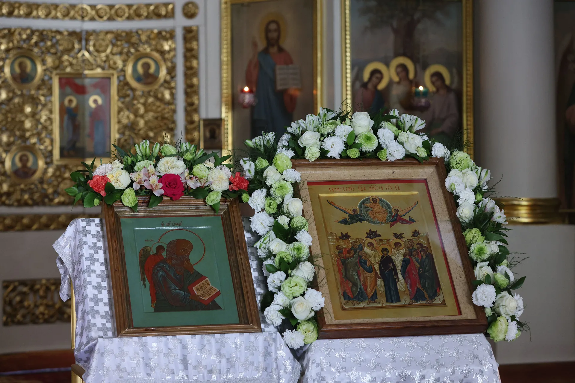 Обитель князя Даниила встретила праздник Вознесения Господня