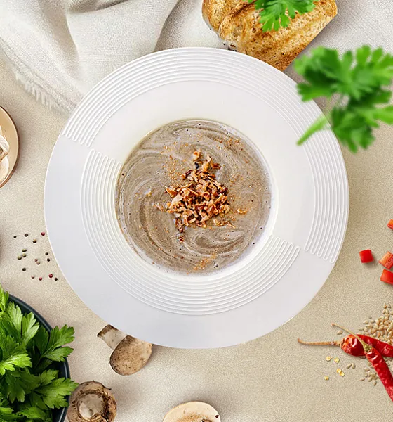 Грибной крем суп