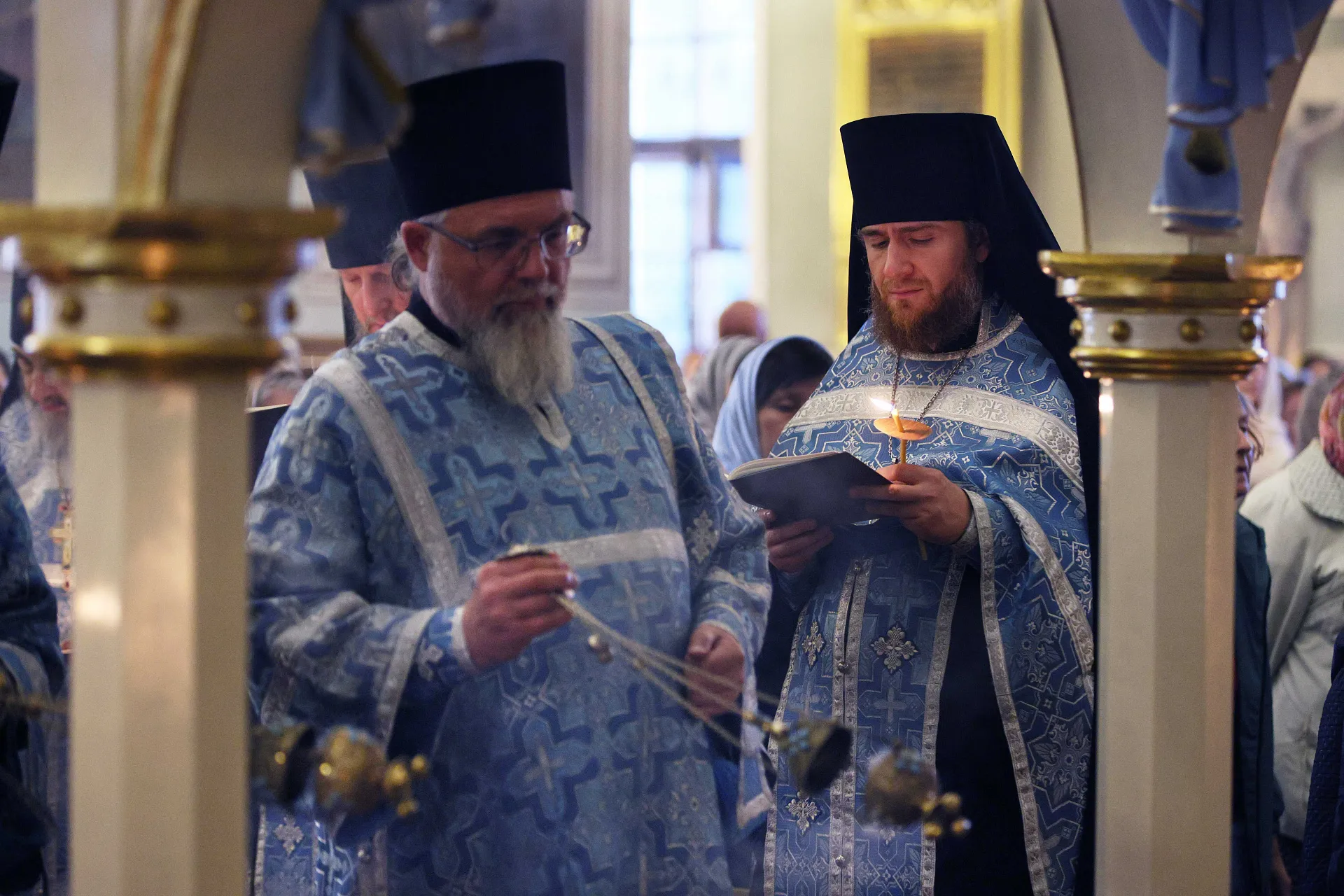 В праздник Успения Пресвятой Богородицы в Даниловой обители прошли торжественные богослужения