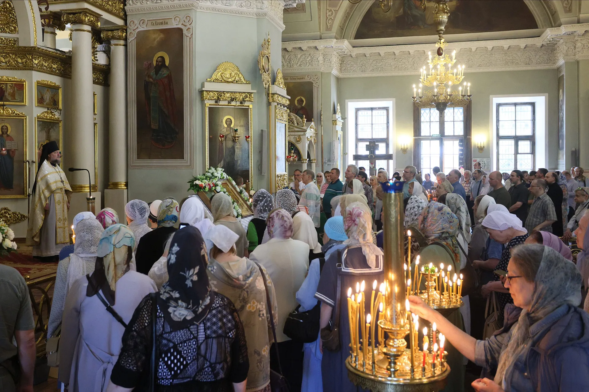 Обитель князя Даниила встретила праздник Вознесения Господня