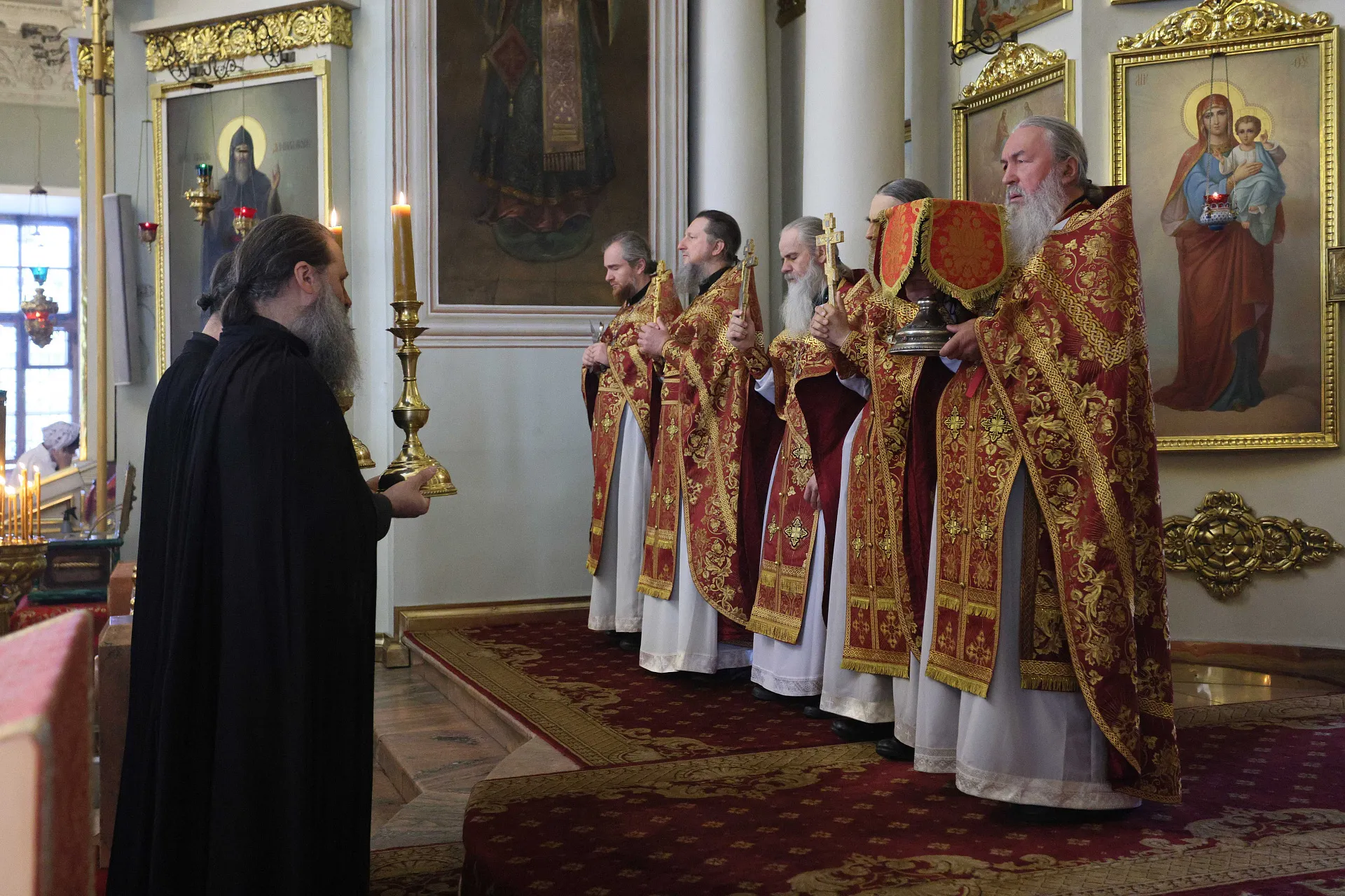 Праздник Изнесения Честных Древ Животворящего Креста Господня в Даниловой обители