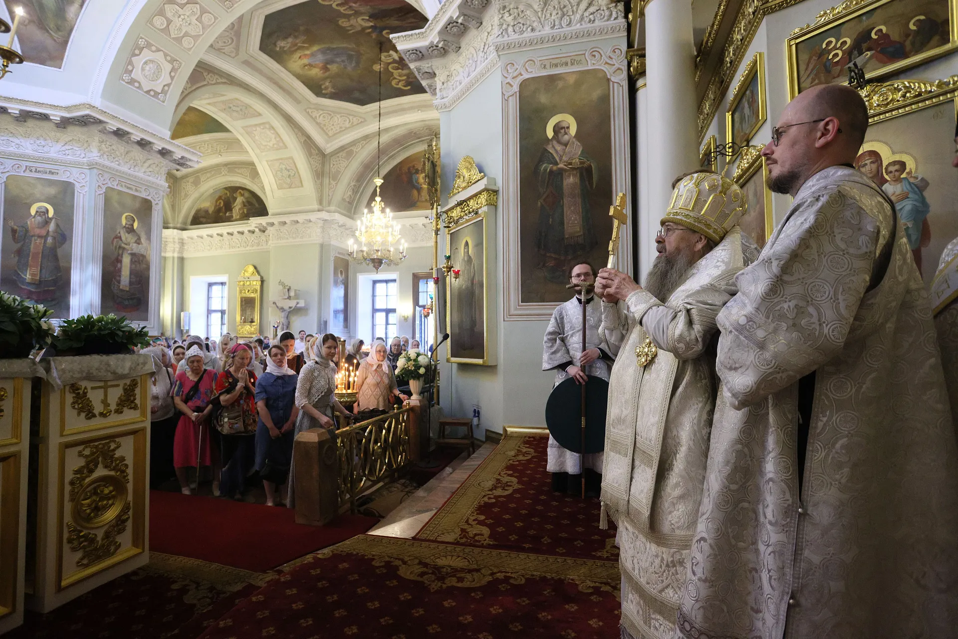 Обитель князя Даниила встретила праздник Вознесения Господня