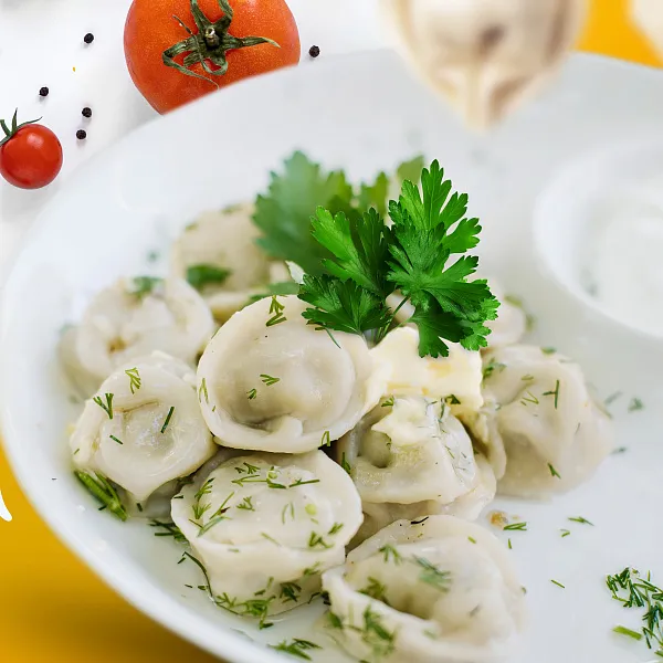 Пельмени с мясом