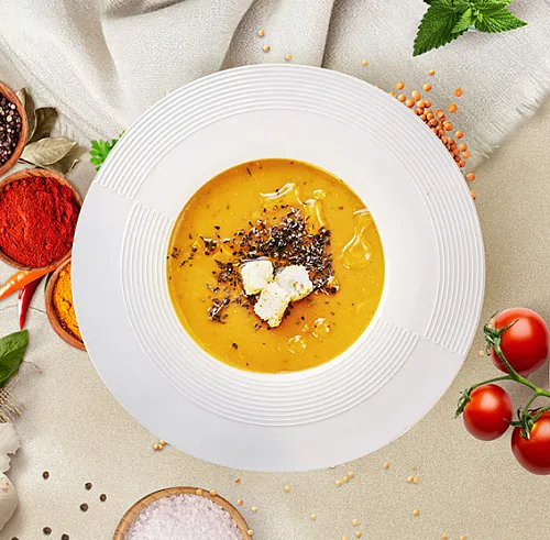 Чечевичный суп пюре