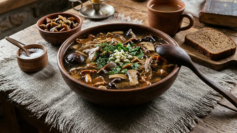 Студень из грибов