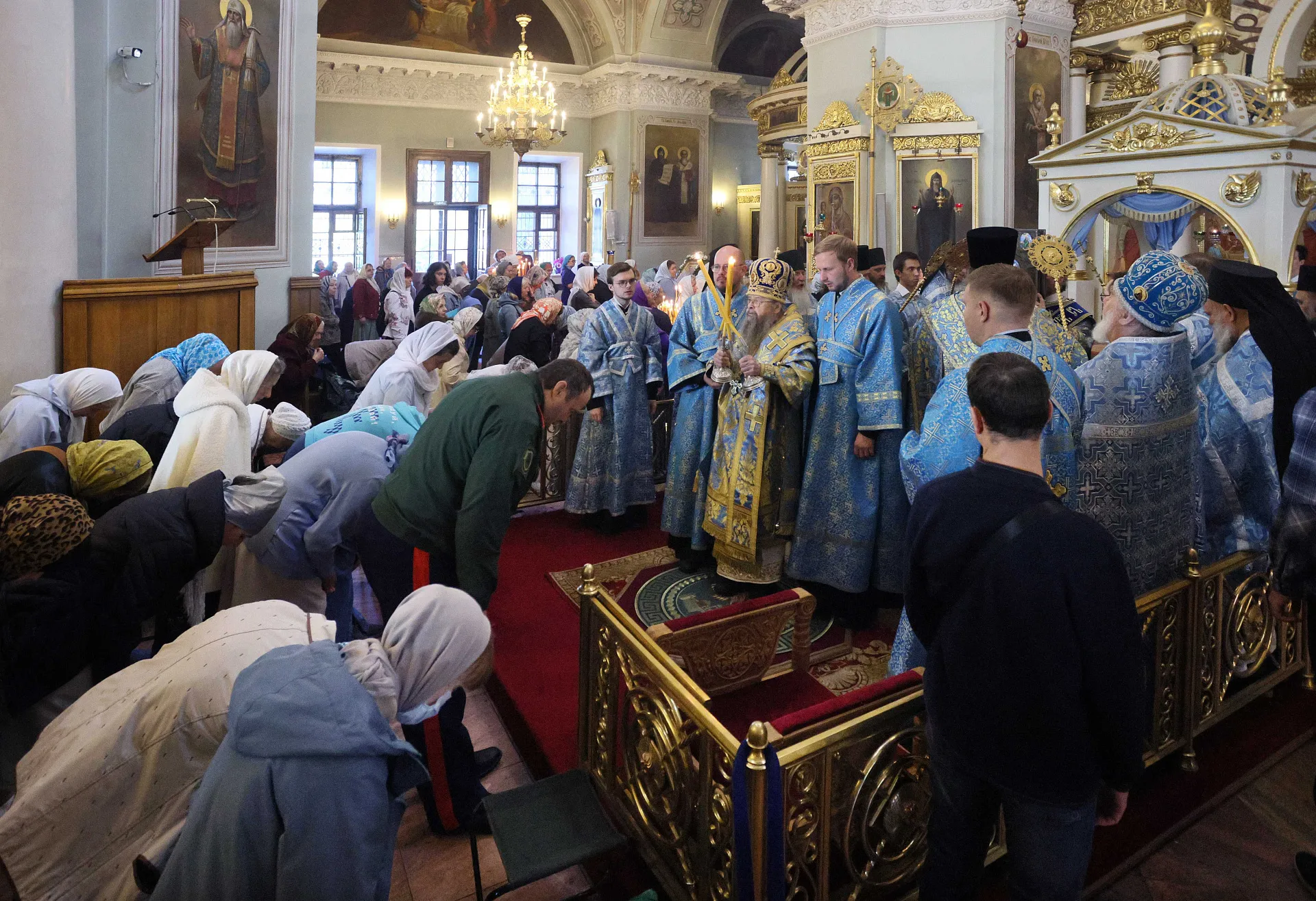 В праздник Успения Пресвятой Богородицы в Даниловой обители прошли торжественные богослужения
