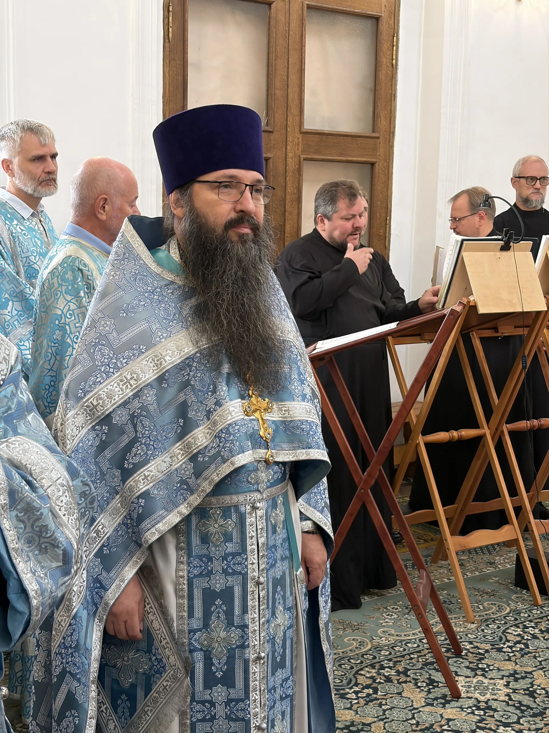 В день иконы Божией Матери «Всецарица» епископ Алексий возглавил торжества на подворье Данилова монастыря 