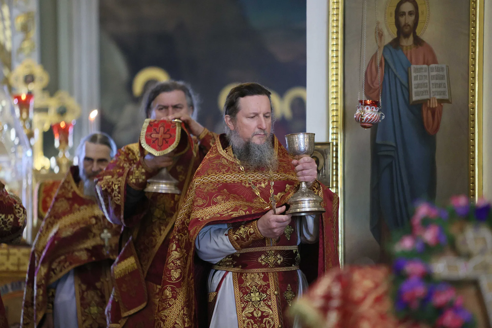 Праздник Изнесения Честных Древ Животворящего Креста Господня в Даниловой обители