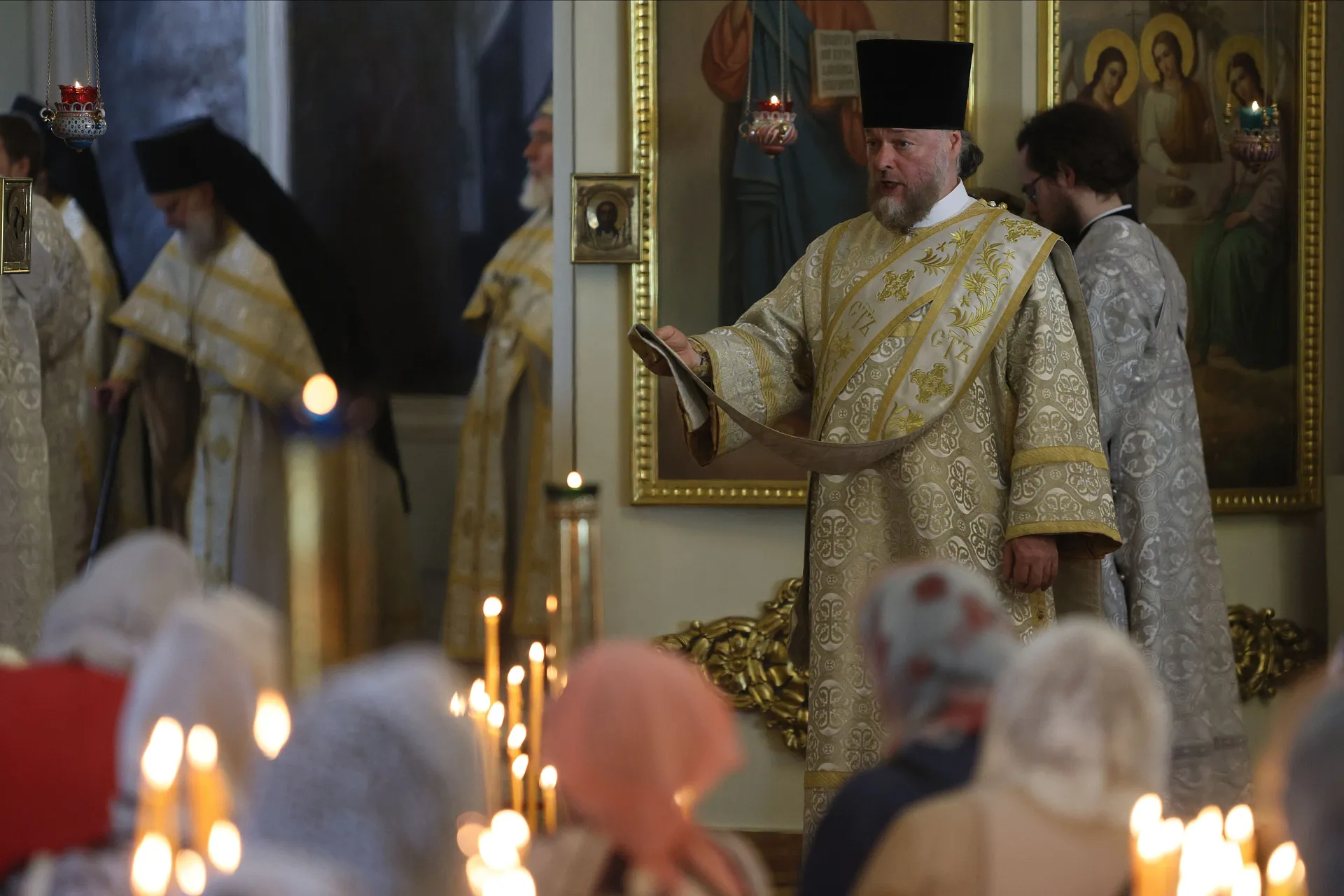 Обитель князя Даниила встретила праздник Вознесения Господня