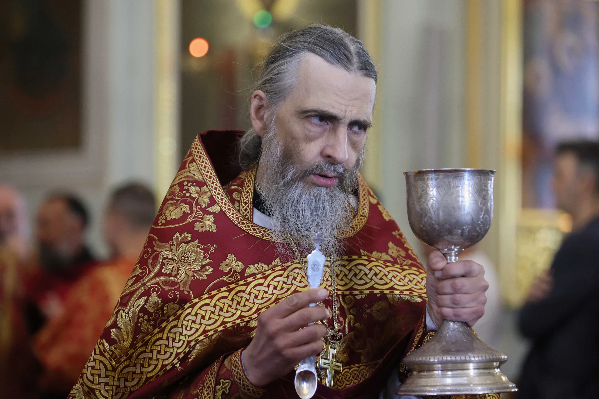 Праздник Изнесения Честных Древ Животворящего Креста Господня в Даниловой обители