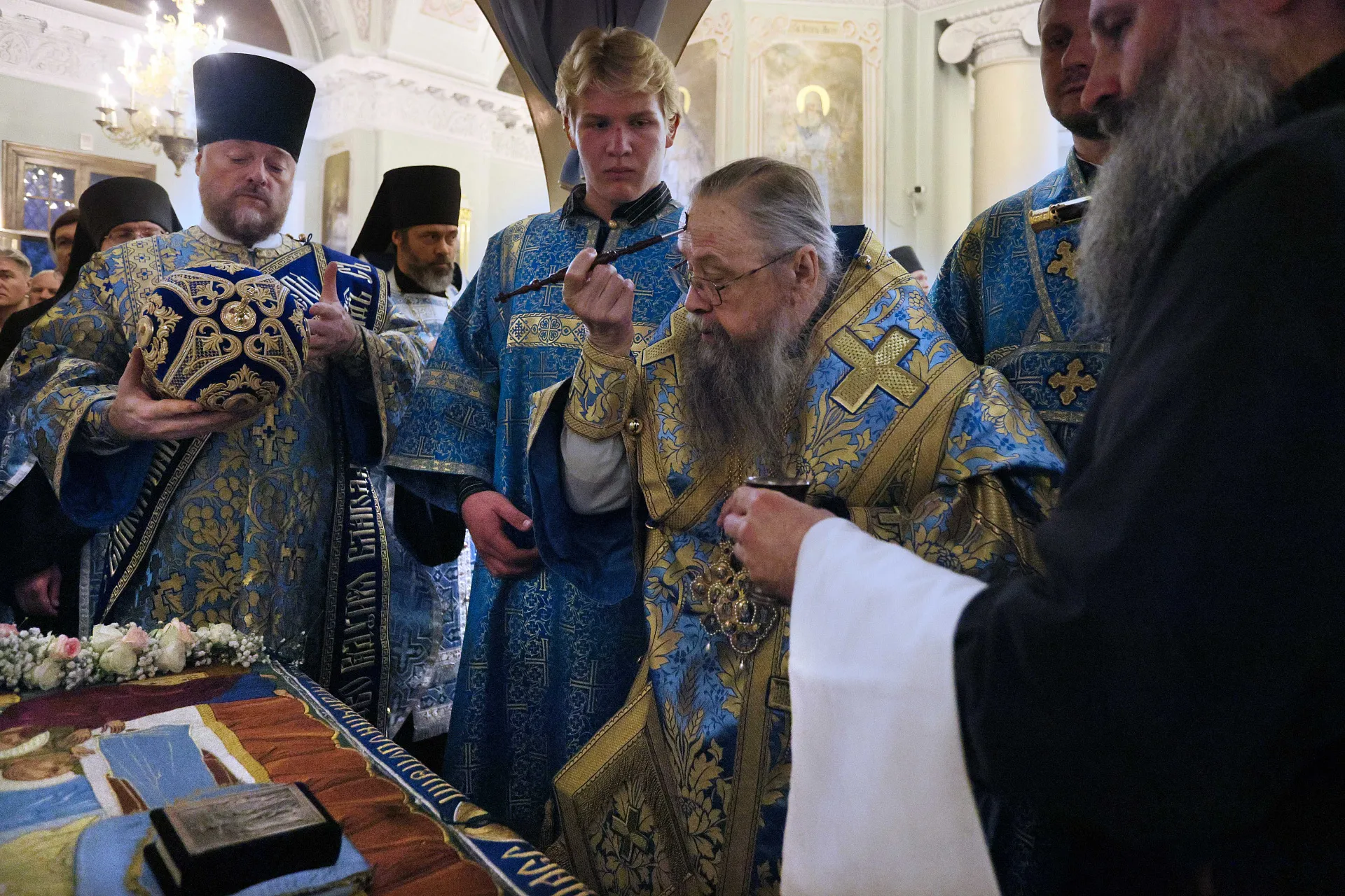В праздник Успения Пресвятой Богородицы в Даниловой обители прошли торжественные богослужения