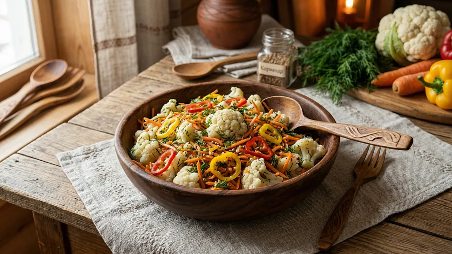 Салат из цветной капусты