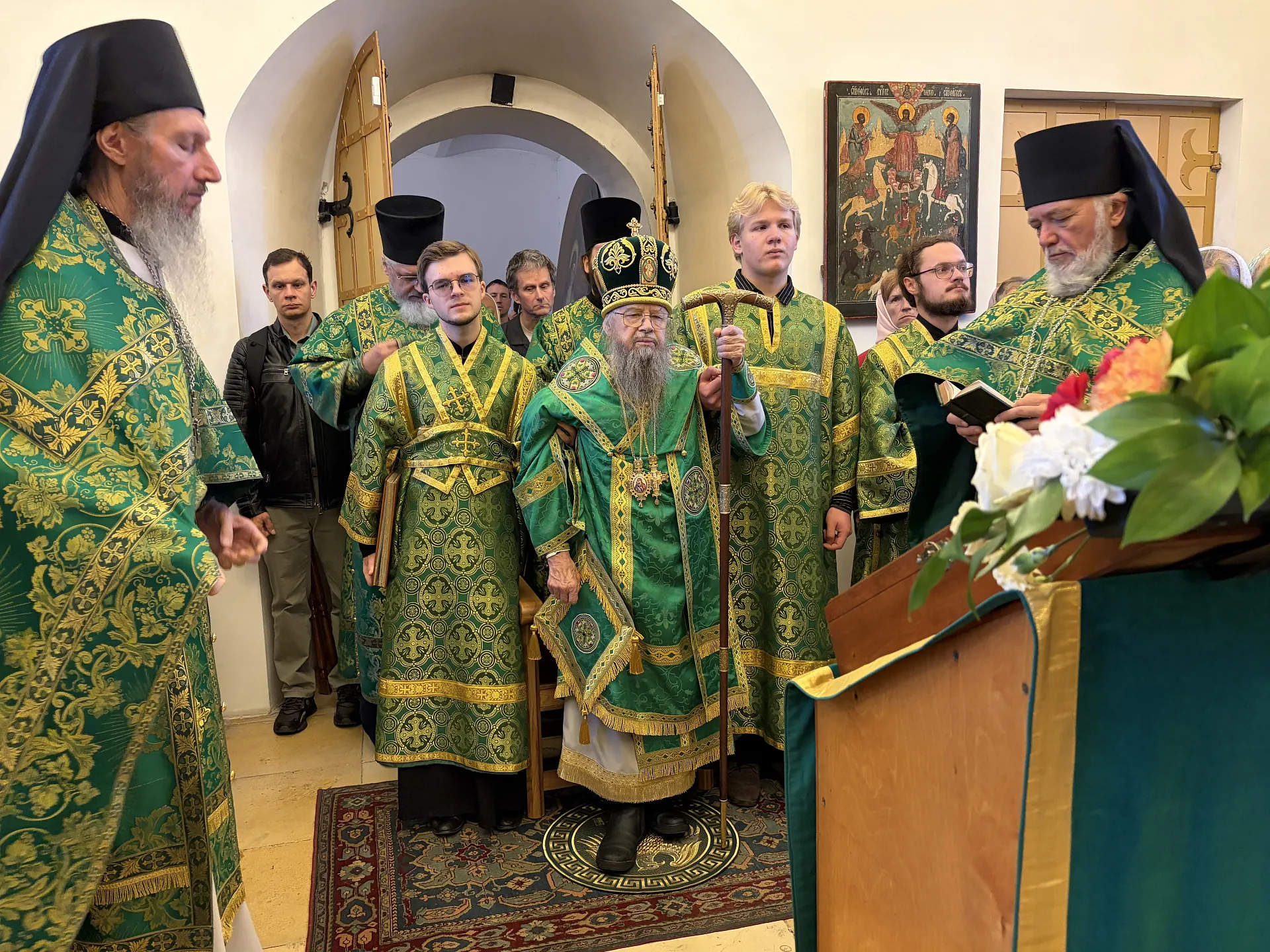 В день памяти преподобного Симеона Столпника в Даниловом монастыре прошли богослужения престольного праздника 