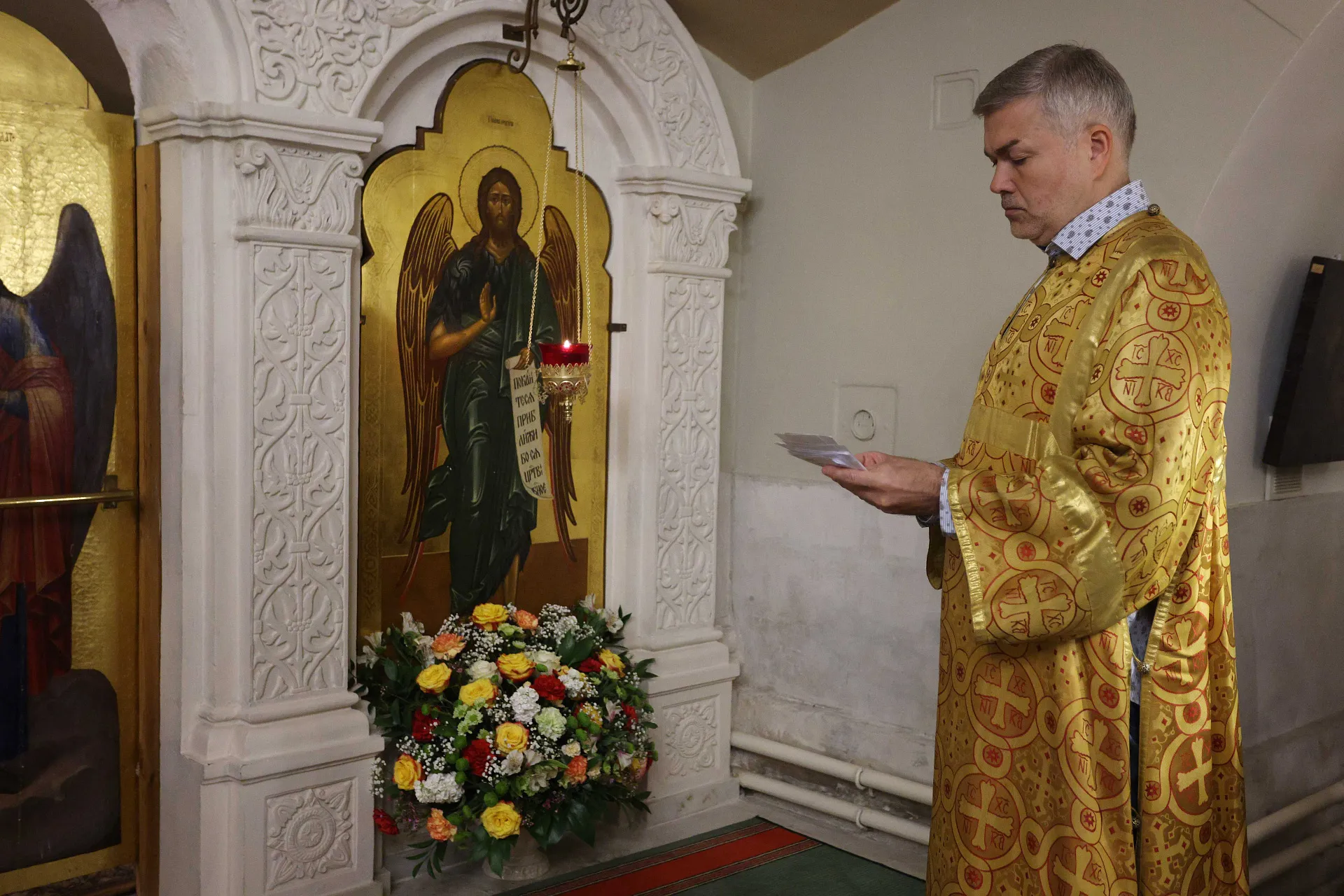 В праздник Рождества Иоанна Предтечи в Даниловой обители совершена торжественная Литургия
