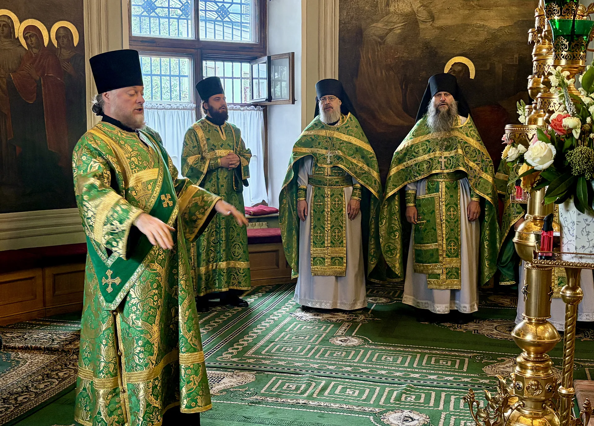 Епископ Алексий совершил дьяконскую хиротонию насельника Данилова монастыря