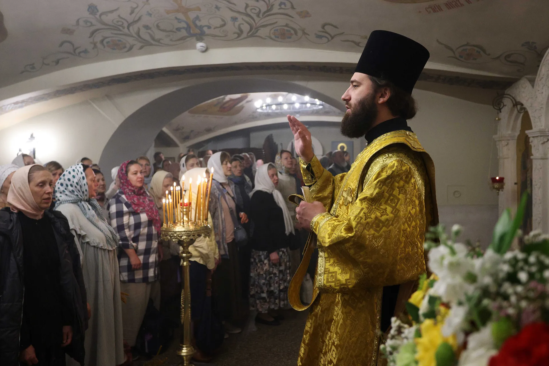 В праздник Рождества Иоанна Предтечи в Даниловой обители совершена торжественная Литургия