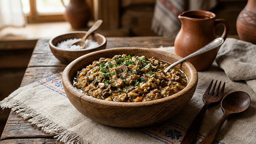 Икра грибная