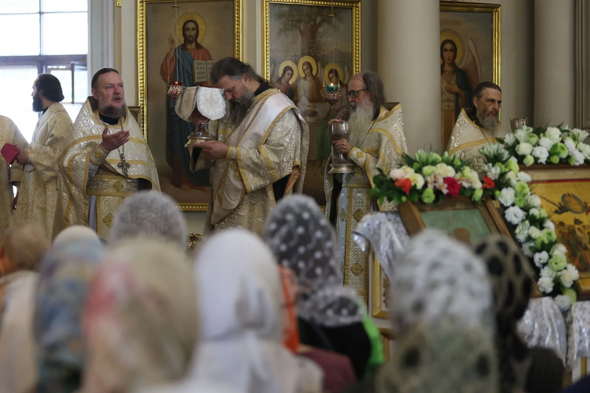 Обитель князя Даниила встретила праздник Вознесения Господня