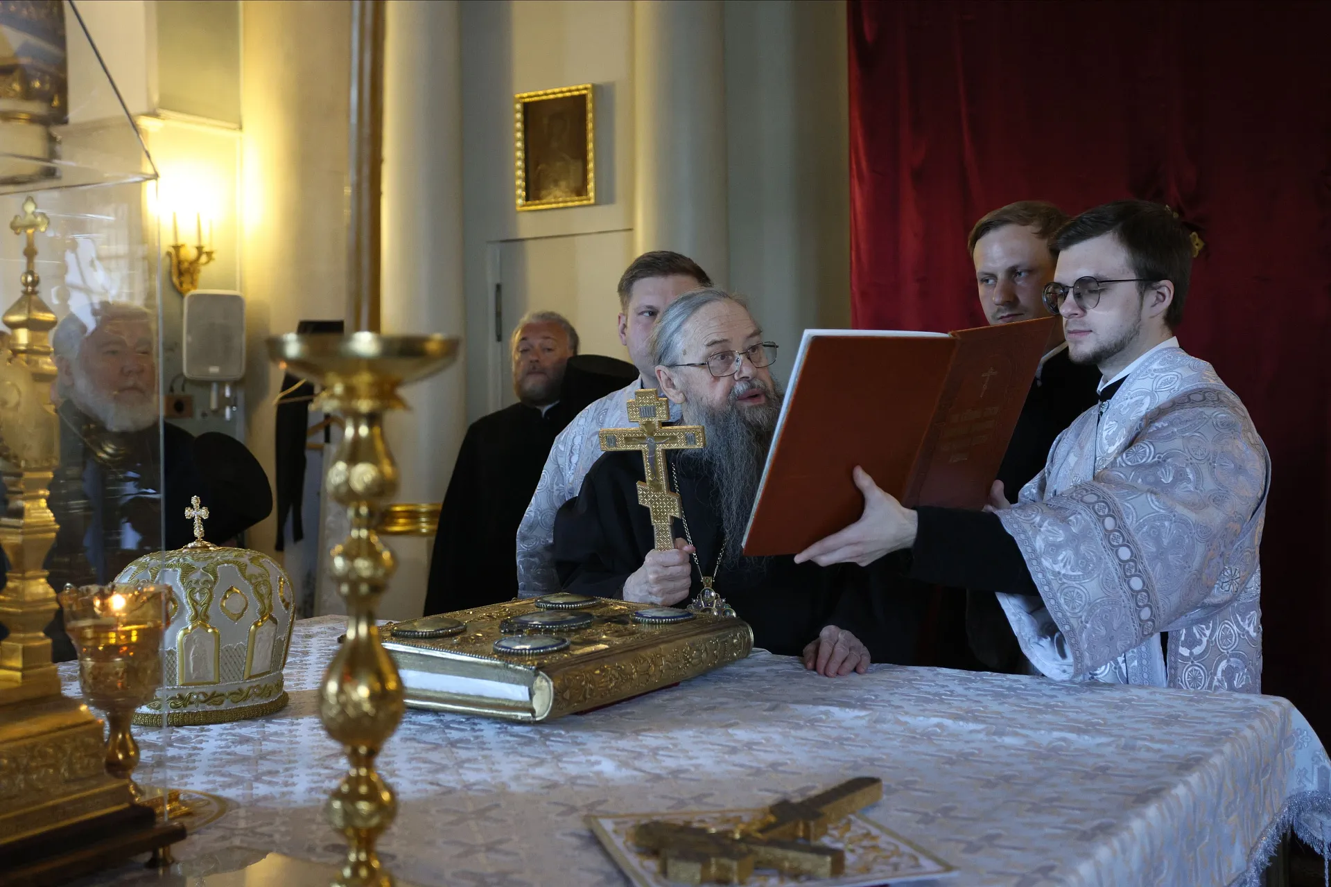 Обитель князя Даниила встретила праздник Вознесения Господня