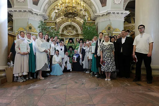 Регентско-певческие курсы при Даниловом монастыре отметили выпускной