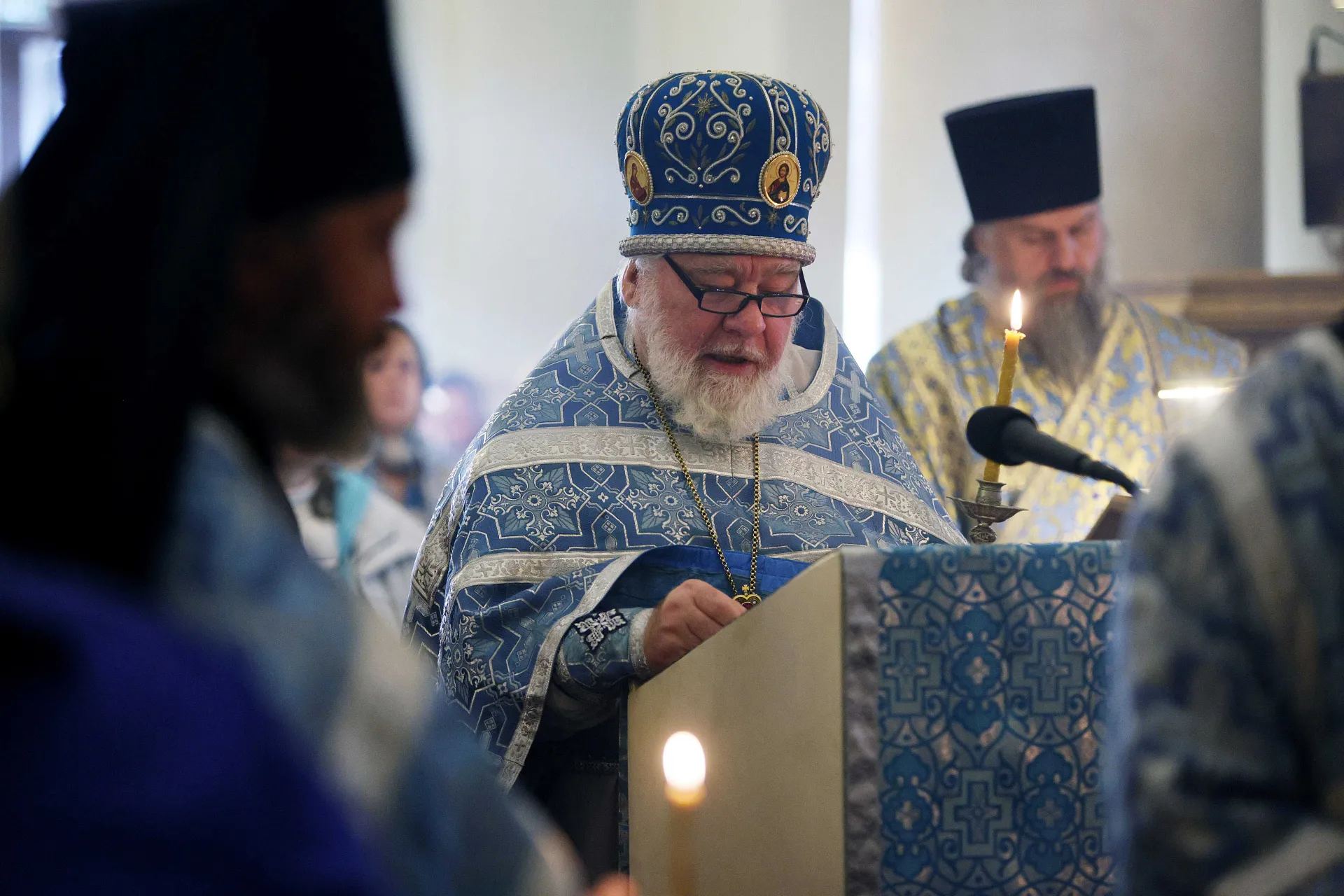В праздник Успения Пресвятой Богородицы в Даниловой обители прошли торжественные богослужения