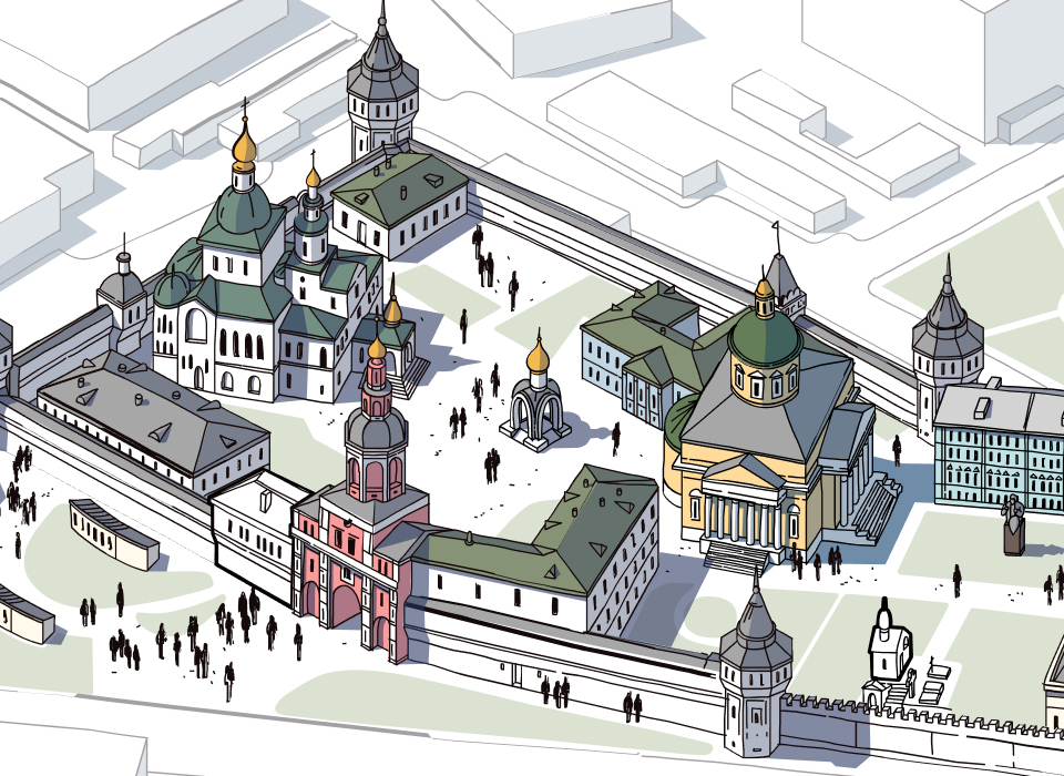 Интерактивная карта монастыря