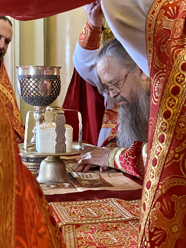 Божественная Литургия в Троицком соборе в Неделю 2-ю по Пасхе, апостола Фомы