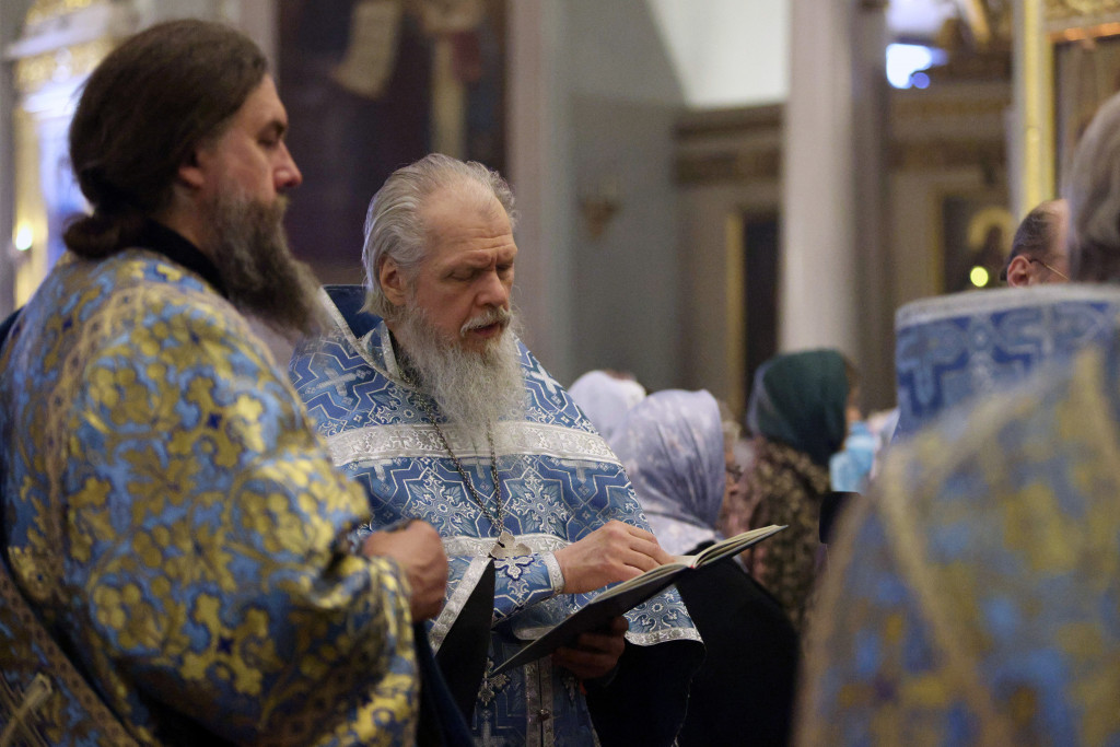 В обители князя Даниила совершена утреня с пением Акафиста Пресвятой Богородице