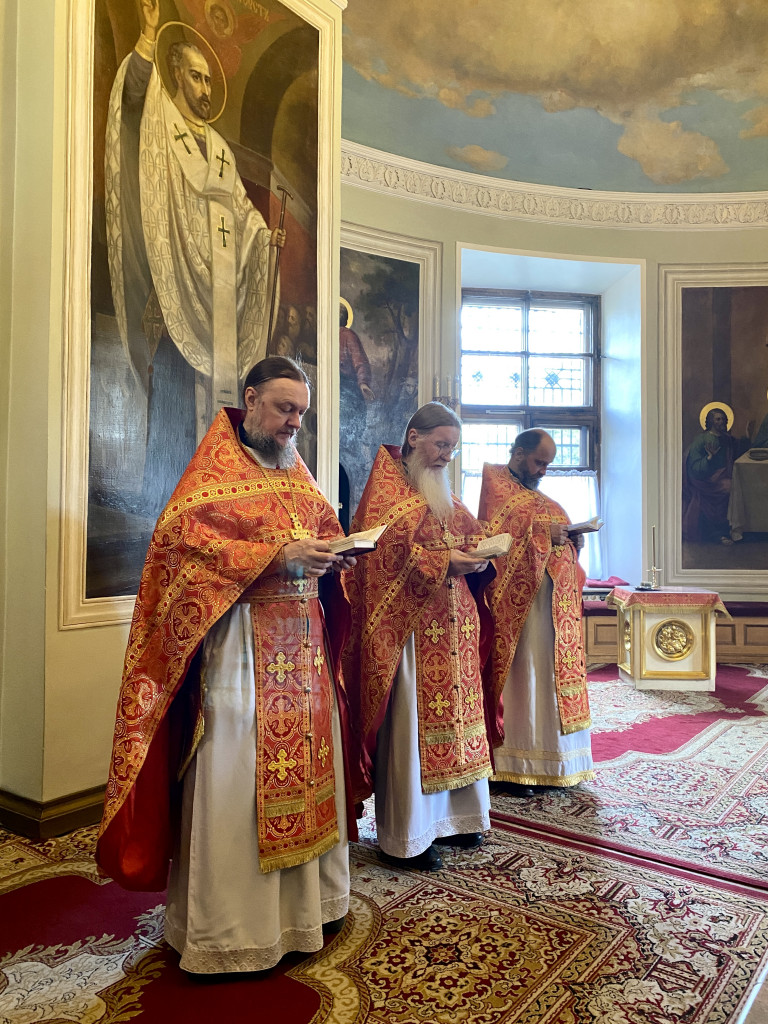 Божественная Литургия в Троицком соборе в Неделю 2-ю по Пасхе, апостола Фомы