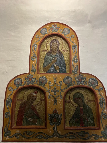 пророк, предтеча и креститель господень иоанн; пророк захария праведный, отец иоанна предтечи; праведная елисавета, мать иоанна предтечи 