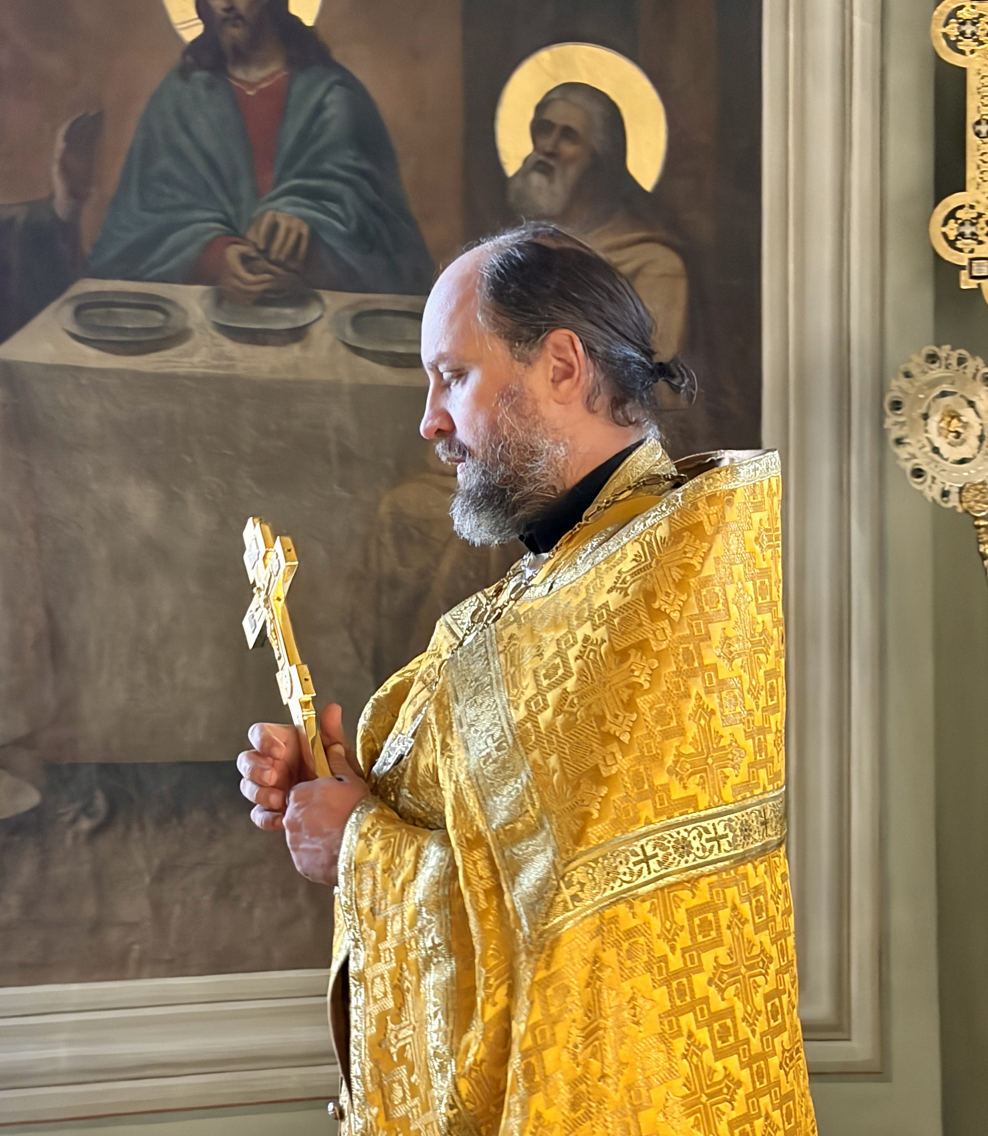 В день памяти святителей Московских епископ Алексий совершил Литургию в Даниловом монастыре 