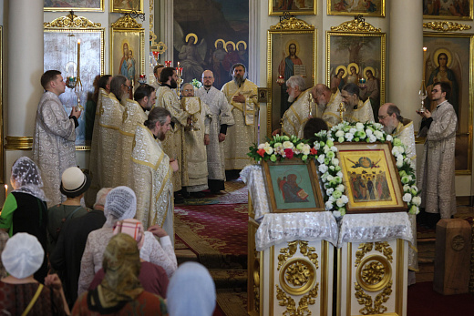 Обитель князя Даниила встретила праздник Вознесения Господня