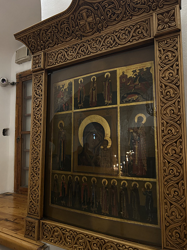 казанская икона божией матери со святыми 