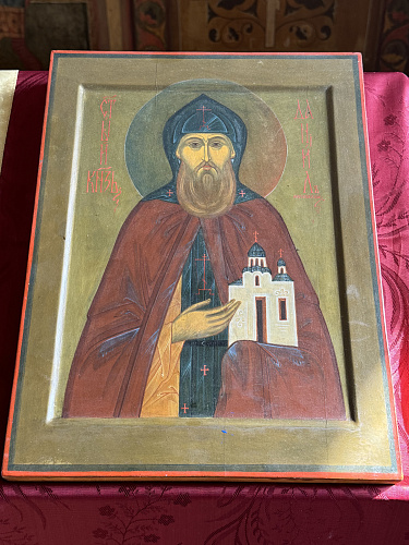 даниил московский, икона