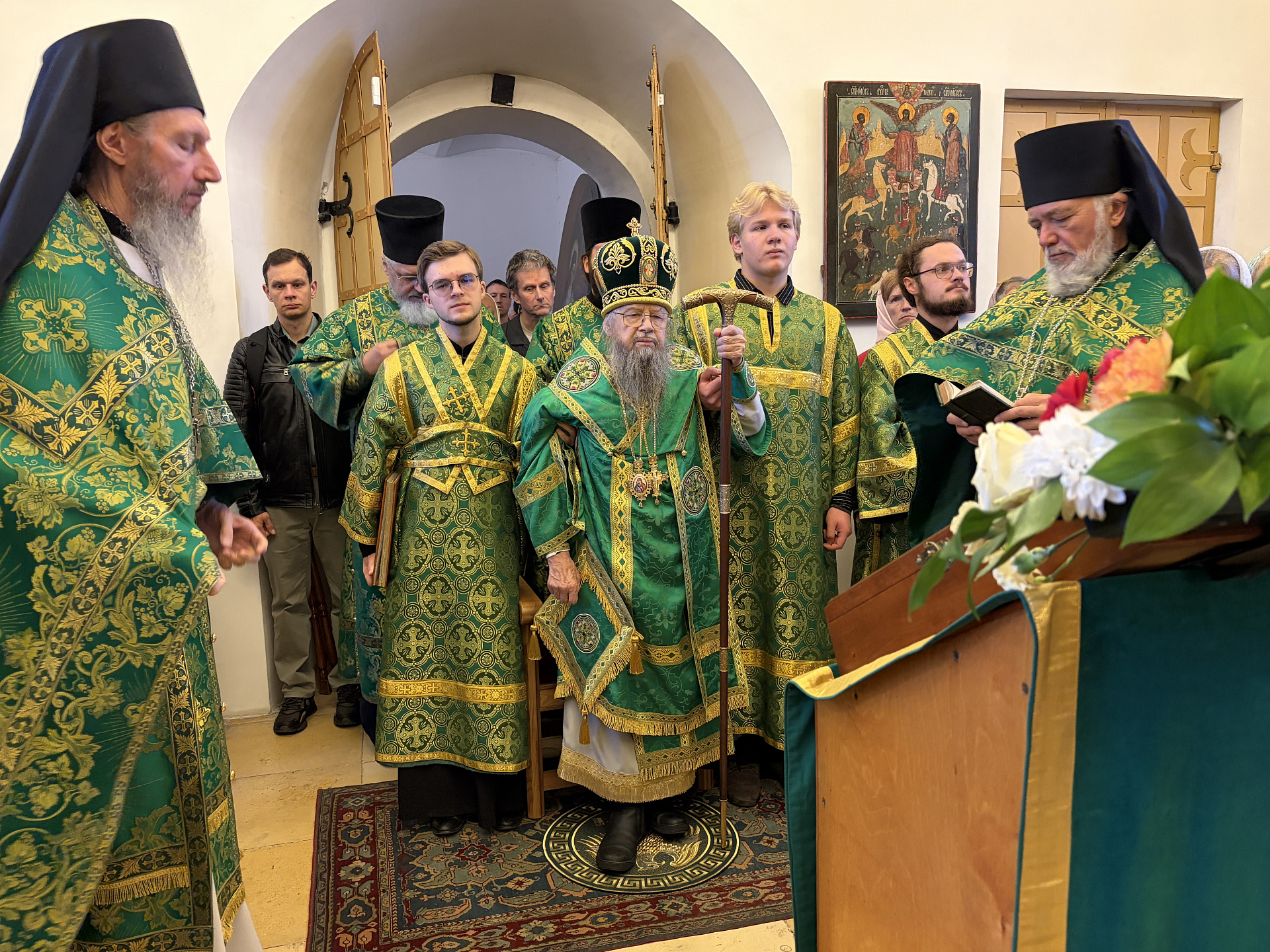 В день памяти преподобного Симеона Столпника в Даниловом монастыре прошли богослужения престольного праздника 